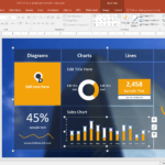 10 Best Dashboard Templates For Powerpoint Presentations Pertaining To Free Powerpoint Dashboard Template