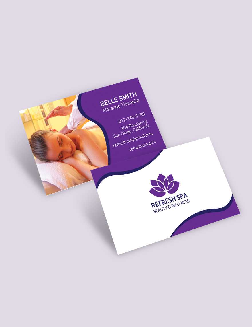 10+ Best Psd Business Card Templates – Free Templates Inside Massage Therapy Business Card Templates