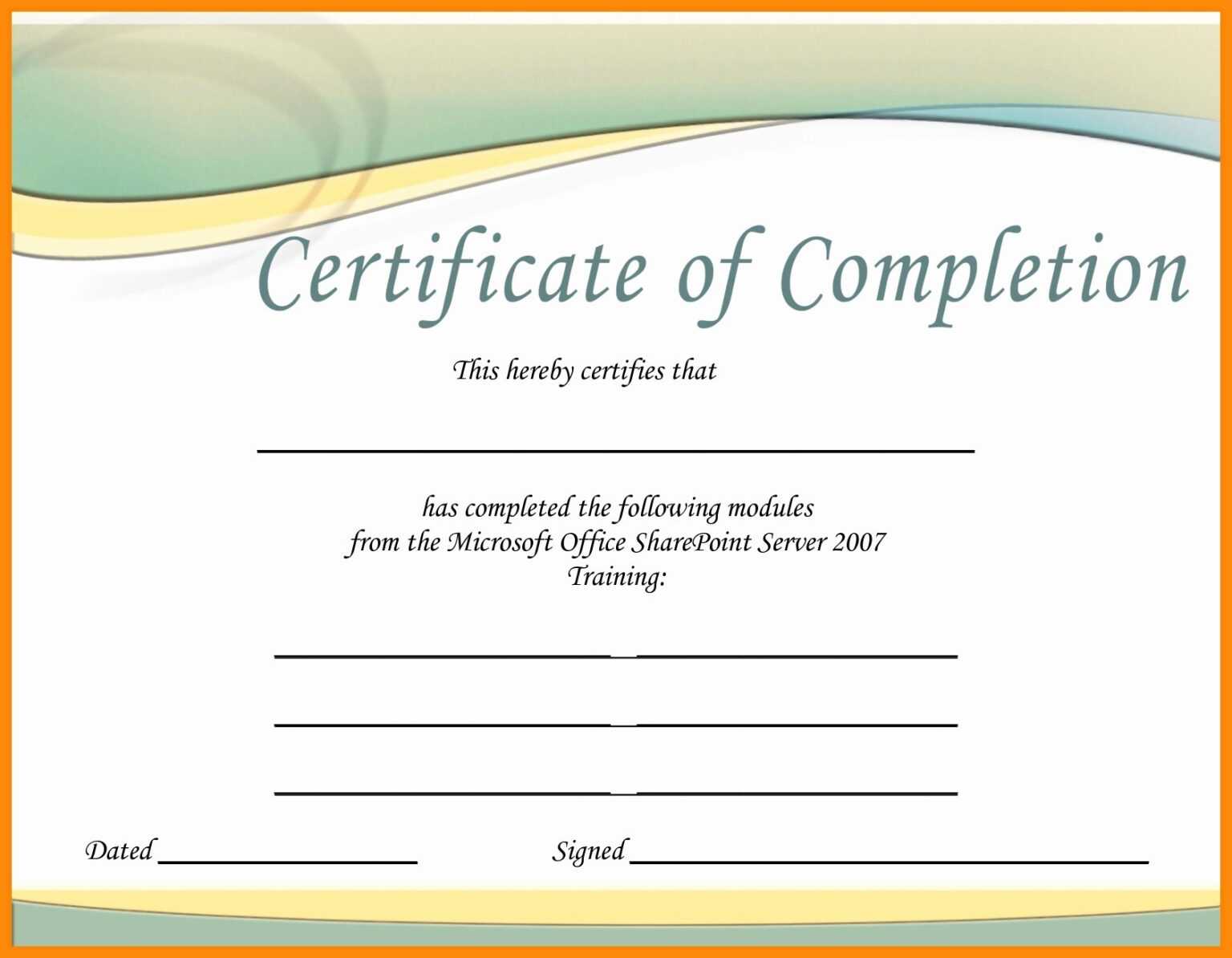 Birth Certificate Template For Microsoft Word