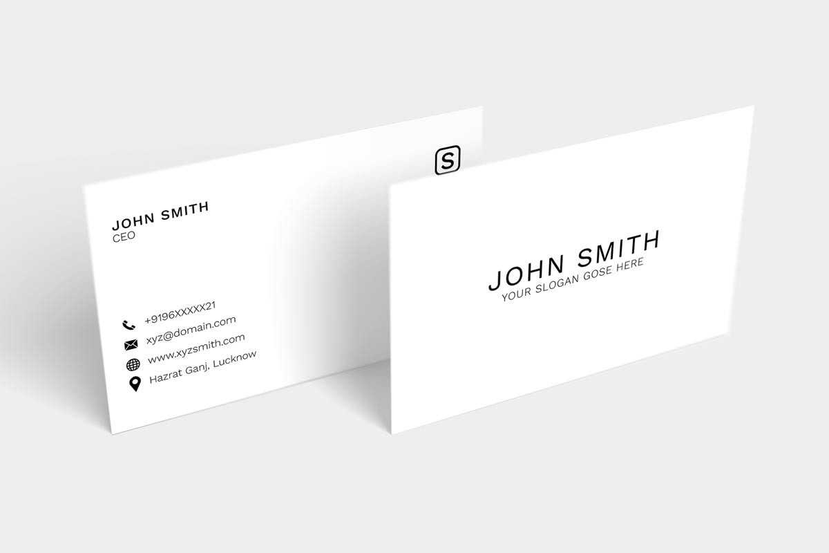 100 + Free Business Cards Templates Psd For 2019 - Syed In Name Card Template Photoshop