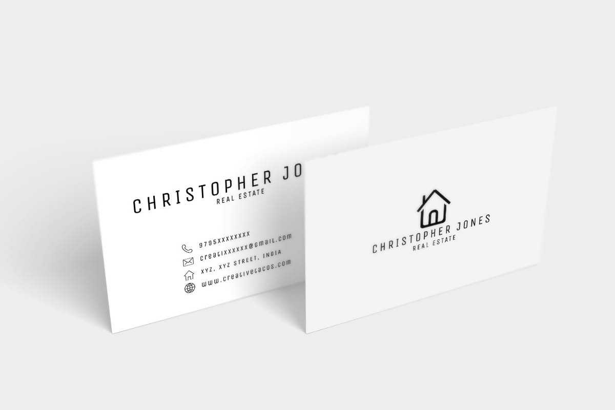 100+ Free Creative Business Cards Psd Templates Throughout Real Estate Business Cards Templates Free
