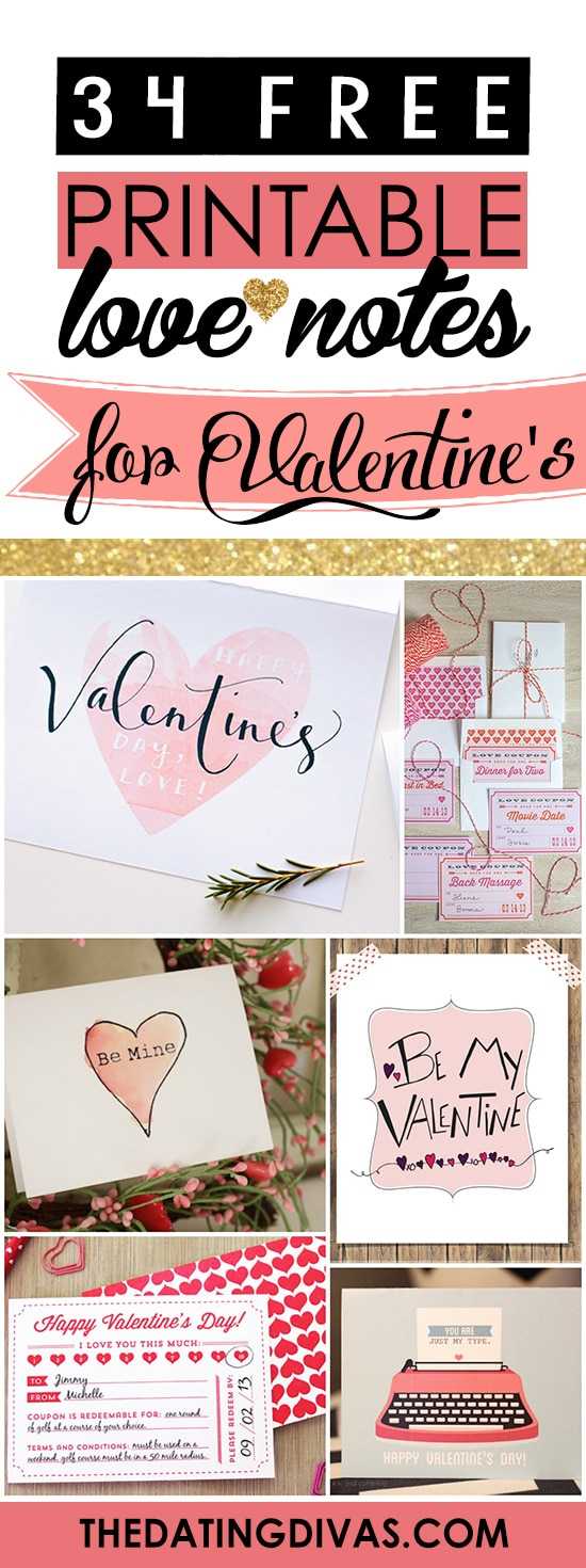 100+ Free Printable Love Notes For Him – The Dating Divas Regarding 52 Reasons Why I Love You Cards Templates Free