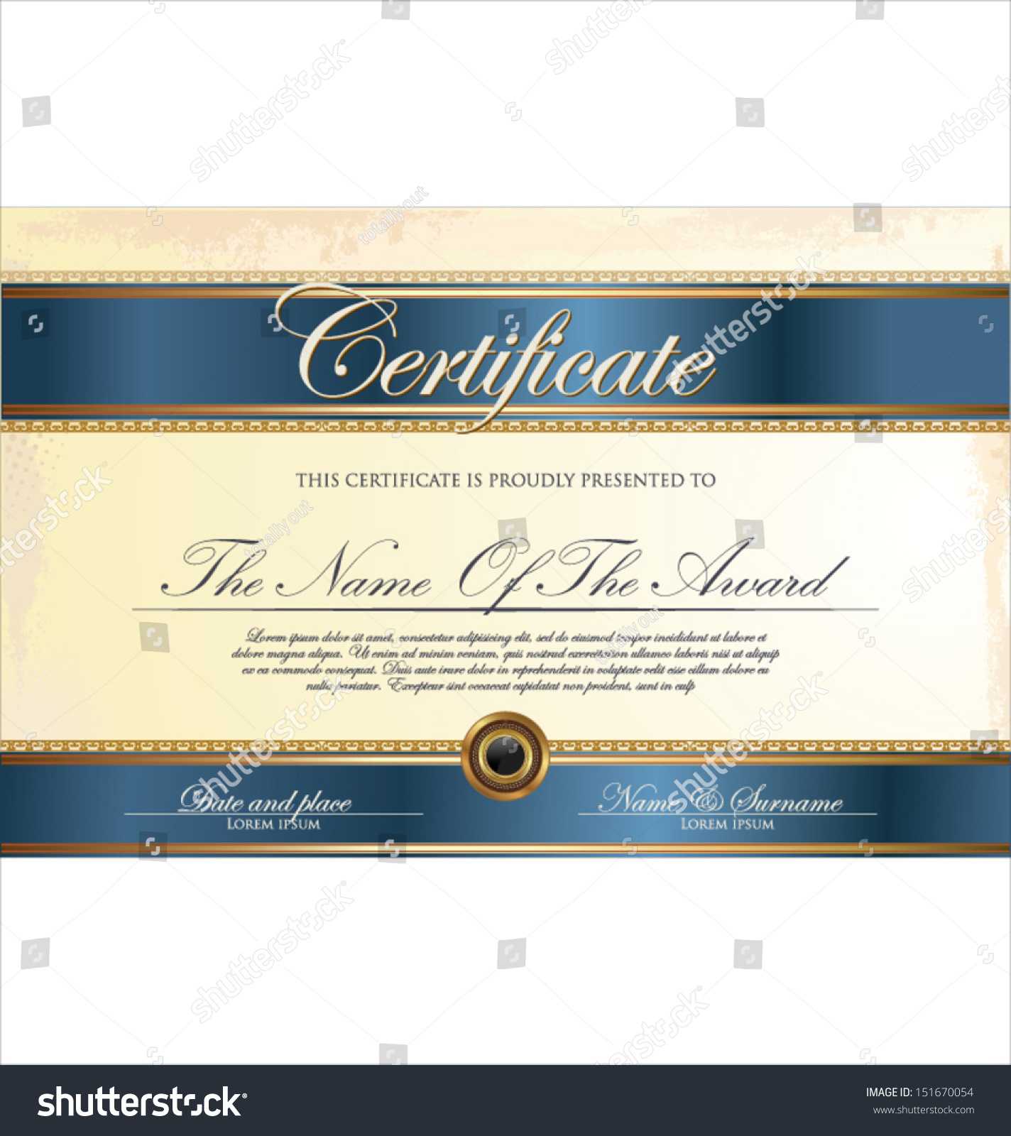 100+ [ Internship Certificate Template ] | 100 Small With Regard To Small Certificate Template