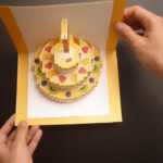 100+ [ Kirigami Birthday Card Template ] | Birthday Cake In Happy Birthday Pop Up Card Free Template