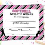 100+ [ Sports Award Certificate Template ] | 100 Sports Throughout Softball Certificate Templates Free