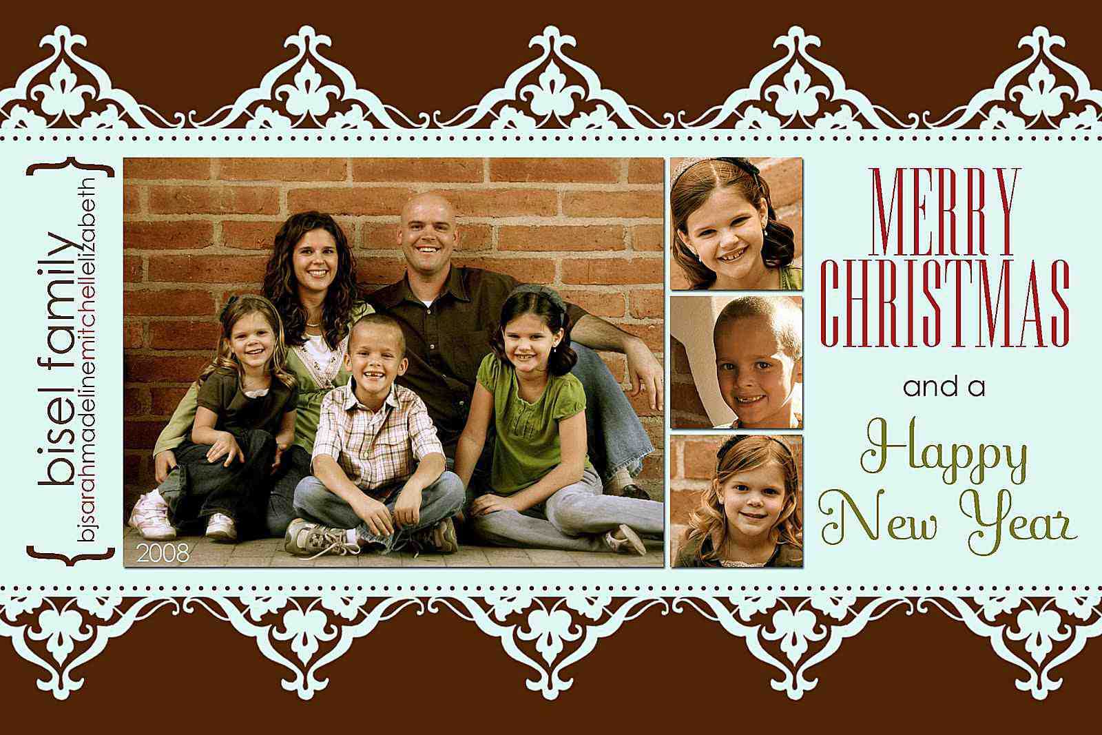 11 Free Templates For Christmas Photo Cards Regarding Free Christmas Card Templates For Photographers