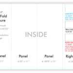 11&quot; X 17&quot; Barrel Fold Brochure Template - U.s. Press for 4 Panel Brochure Template