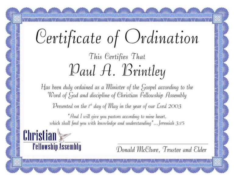 12 Certificate Of Donation Sample Radaircars Regarding Ordination