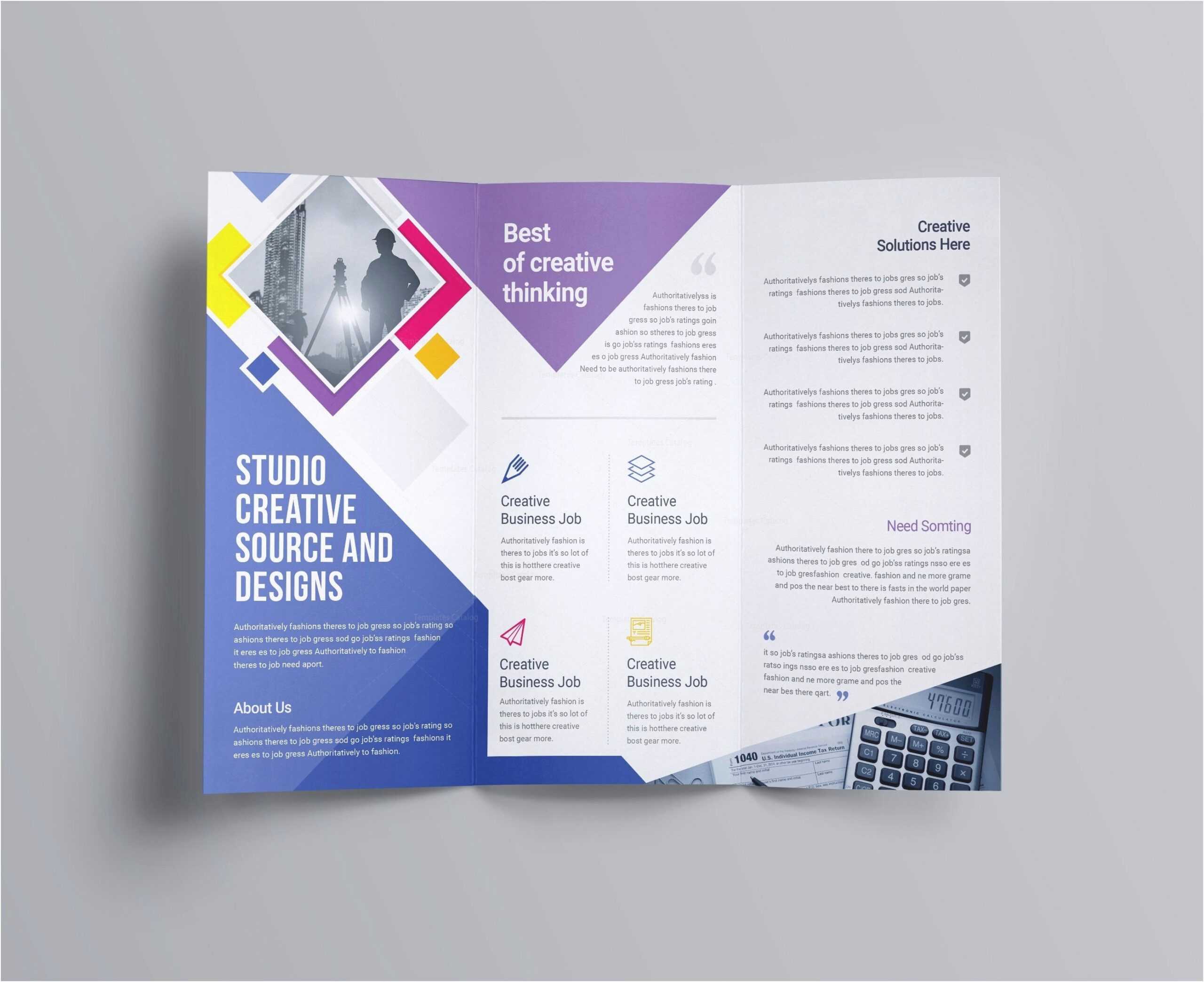 12 Tri Fold Brochure Template Free | Radaircars For Open Office Brochure Template