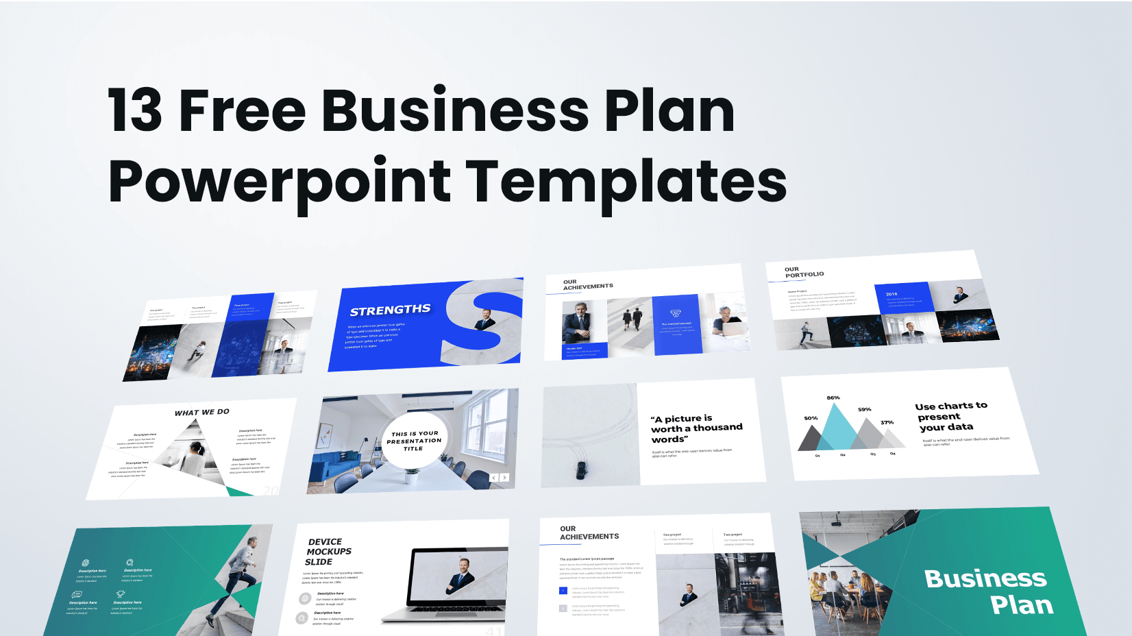 13 Free Business Plan Powerpoint Templates To Get Now In Strategy Document Template Powerpoint