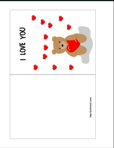 13 Free Card Templates For Printing Images - Valentine's Day with Free Templates For Cards Print