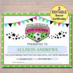 13+ Soccer Award Certificate Examples – Pdf, Psd, Ai Within Soccer Certificate Templates For Word