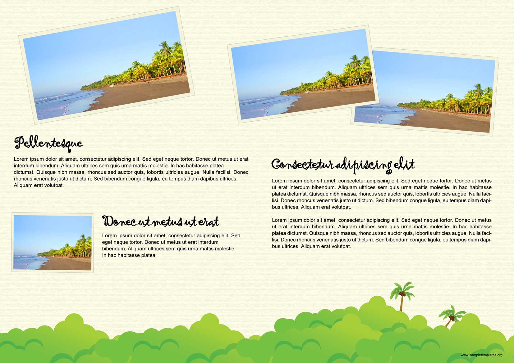 13 Travel Brochure Design Templates Images - Travel Brochure Pertaining To Word Travel Brochure Template