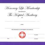 14+ Honorary Life Certificate Templates - Pdf, Docx | Free with Life Membership Certificate Templates
