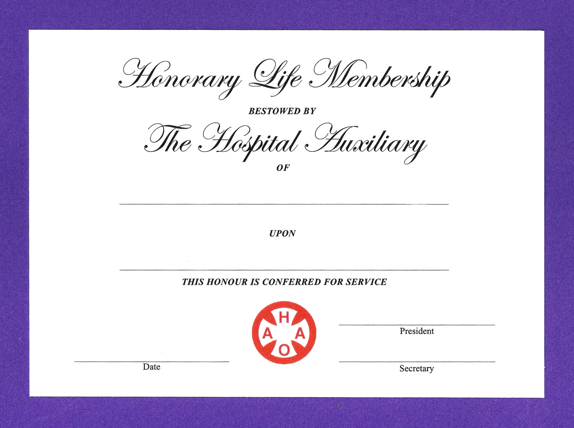 Life Membership Certificate Templates