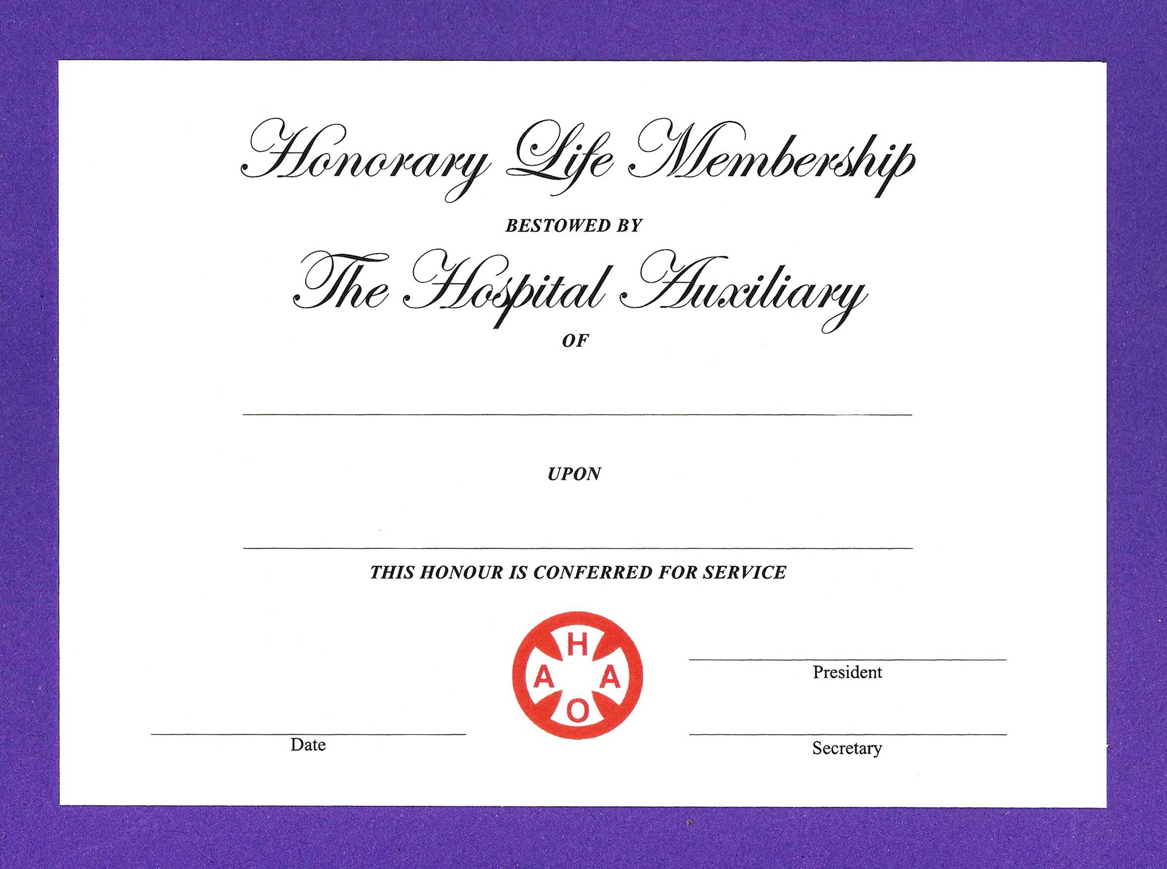 14+ Honorary Life Certificate Templates - Pdf, Docx | Free With Life Membership Certificate Templates
