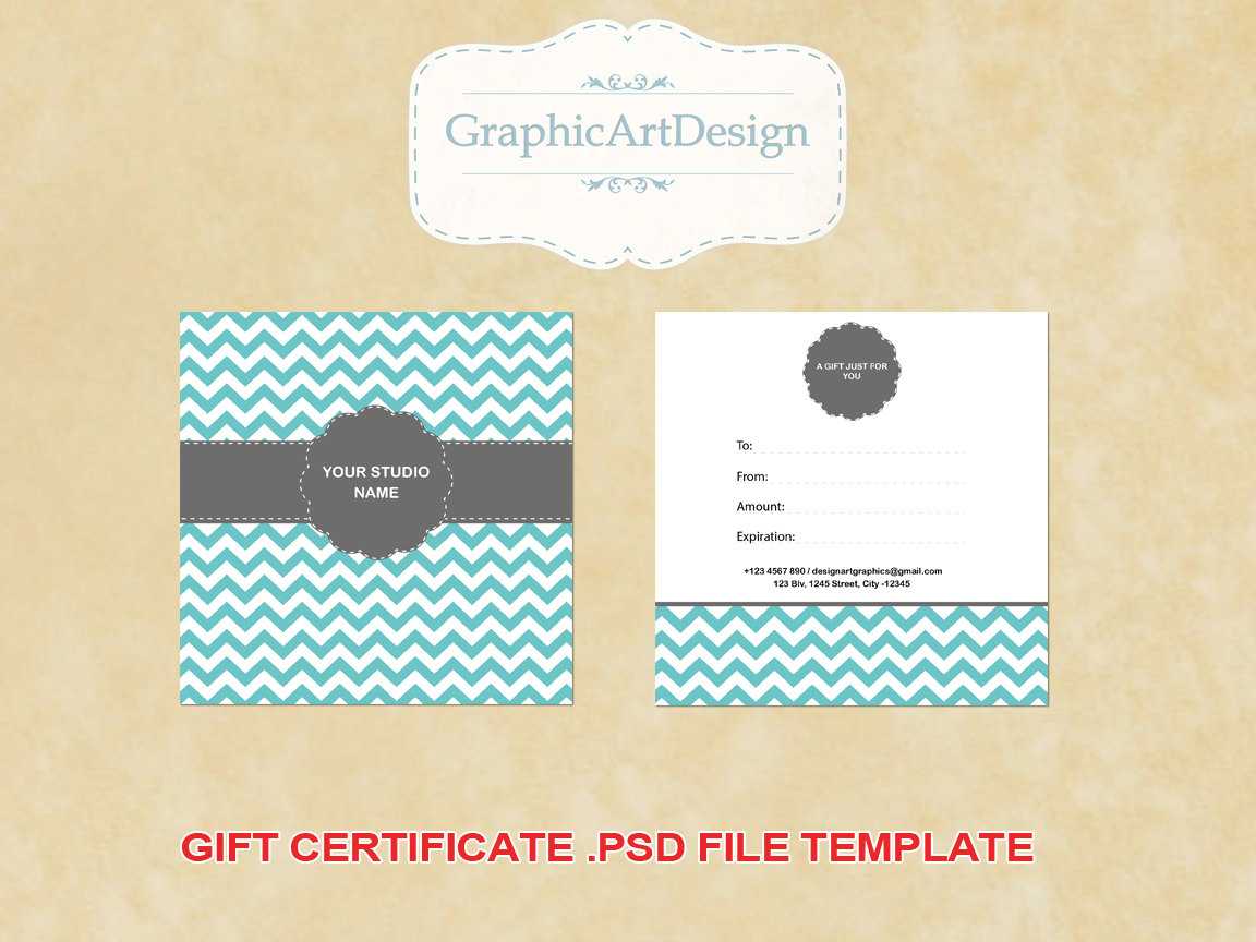14 Photography Gift Certificate Psd Template Images For Gift Certificate Template Photoshop