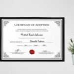 16+ Birth Certificate Templates | Smartcolorlib With Blank Adoption Certificate Template