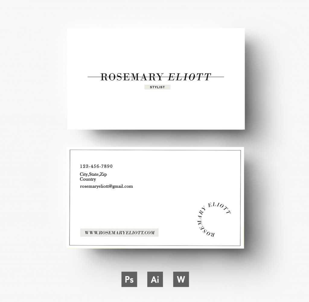 16 Business Card Template Photoshop Offers For Creative People With Regard To Name Card Template Photoshop