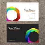 16 Business Card Templates Images – Free Business Card With Regard To Plain Business Card Template Microsoft Word