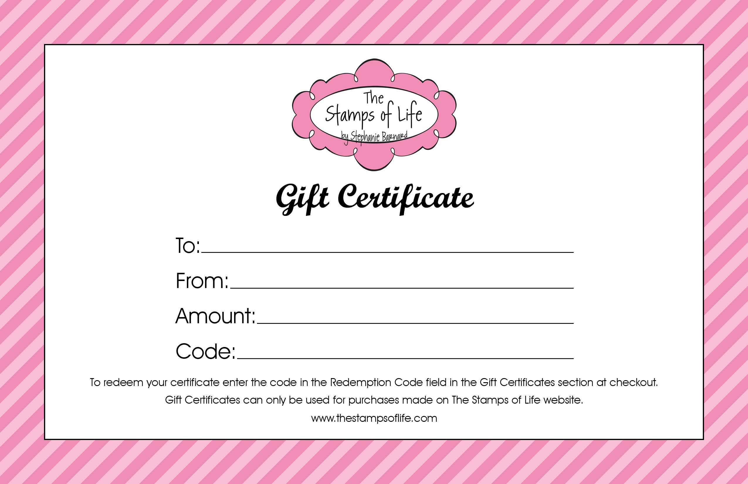16+ Free Gift Certificate Templates & Examples – Word Excel Intended For Homemade Gift Certificate Template