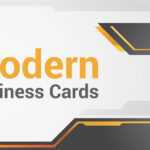 19+ Modern Business Card Templates – Psd, Ai, Word, | Free Inside Modern Business Card Design Templates