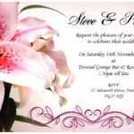 19 Wedding Invitation Cards Templates Designs Images Pertaining To Sample Wedding Invitation Cards Templates