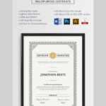 20 Best Free Microsoft Word Certificate Templates (Downloads With Regard To Scholarship Certificate Template Word