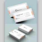 20+ Double-Sided, Vertical Business Card Templates (Word, Or in 2 Sided Business Card Template Word