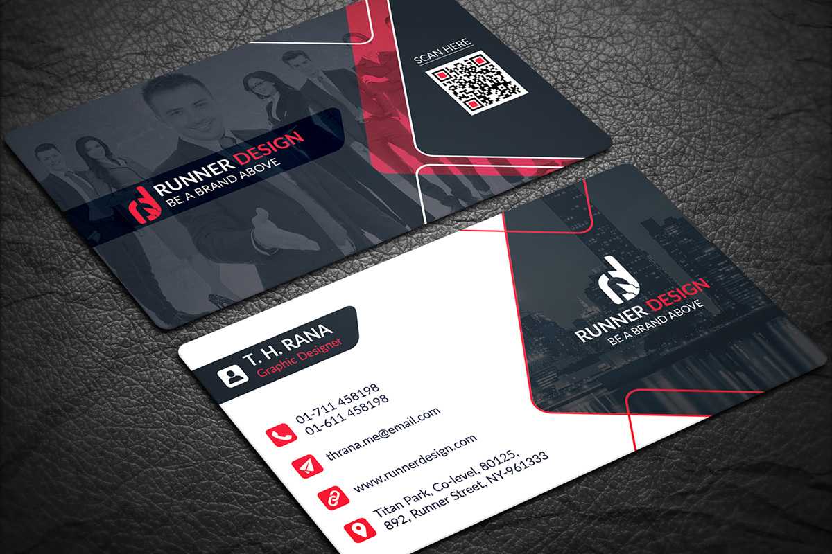 200 Free Business Cards Psd Templates - Creativetacos In Name Card Template Psd Free Download