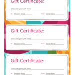 2018 Gift Certificate Form Fillable Printable Pdf Gift With Fillable Gift Certificate Template Free