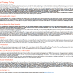 2020 Free Privacy Policy Template Generator Pertaining To Credit Card Privacy Policy Template