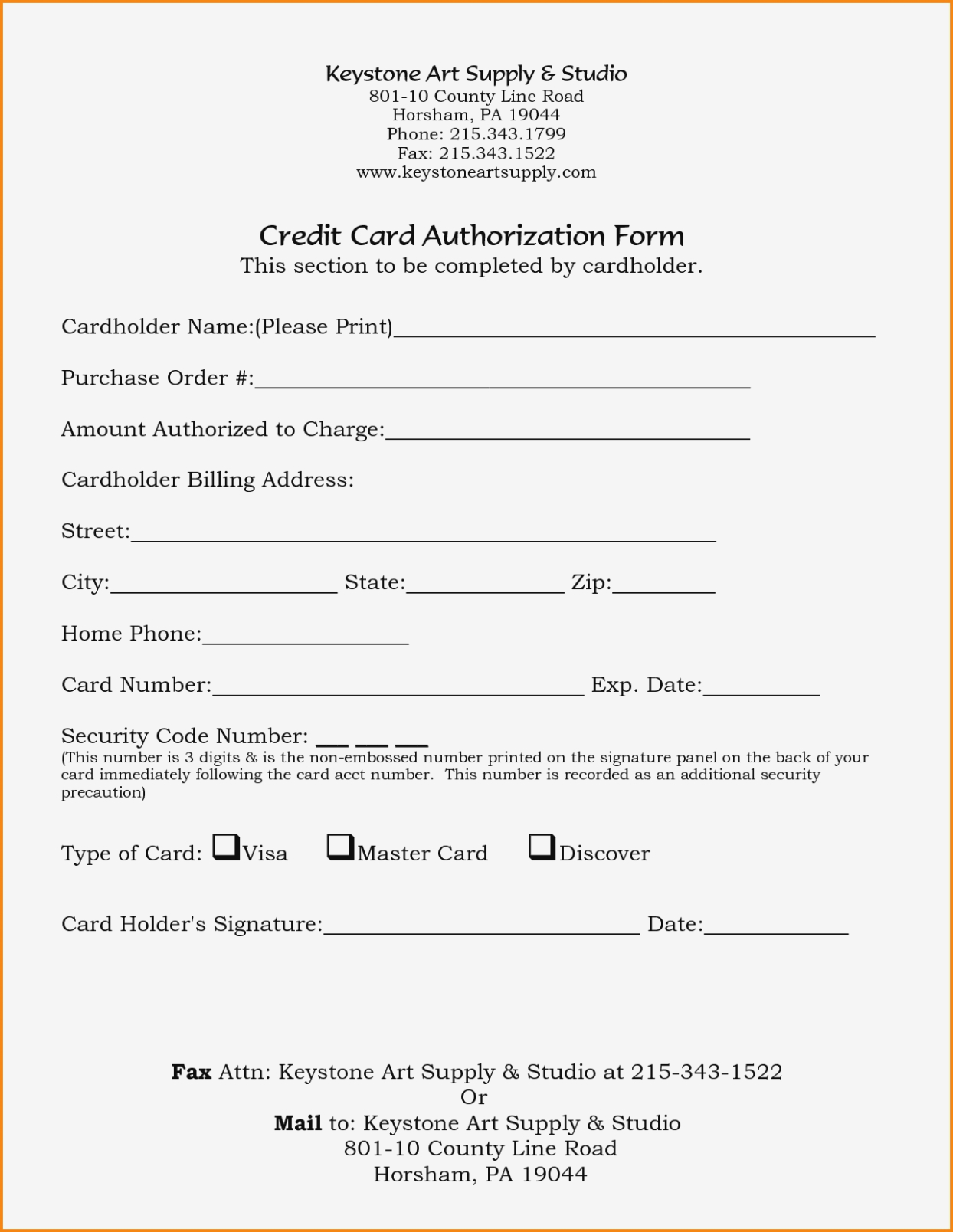 23+ Credit Card Authorization Form Template Pdf Fillable 2020!! Regarding Corporate Credit Card Agreement Template
