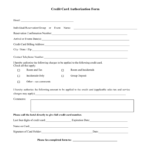 23+ Credit Card Authorization Form Template Pdf Fillable 2020!! Throughout Hotel Credit Card Authorization Form Template