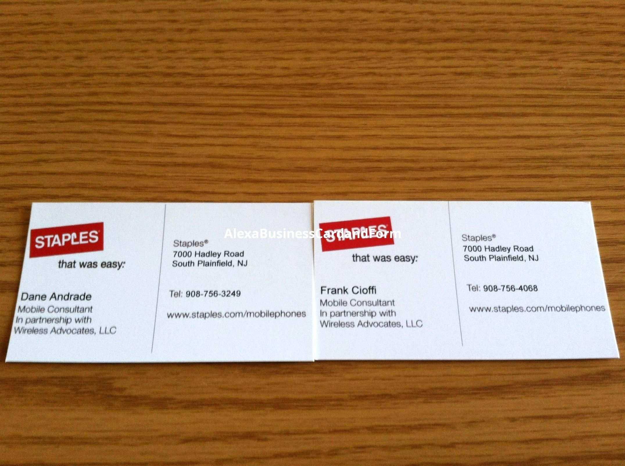 24 Online Staples Business Card Template Download For Ms With Staples Business Card Template