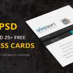 25 Creative Free Psd Business Card Templates 2019 Within Free Complimentary Card Templates