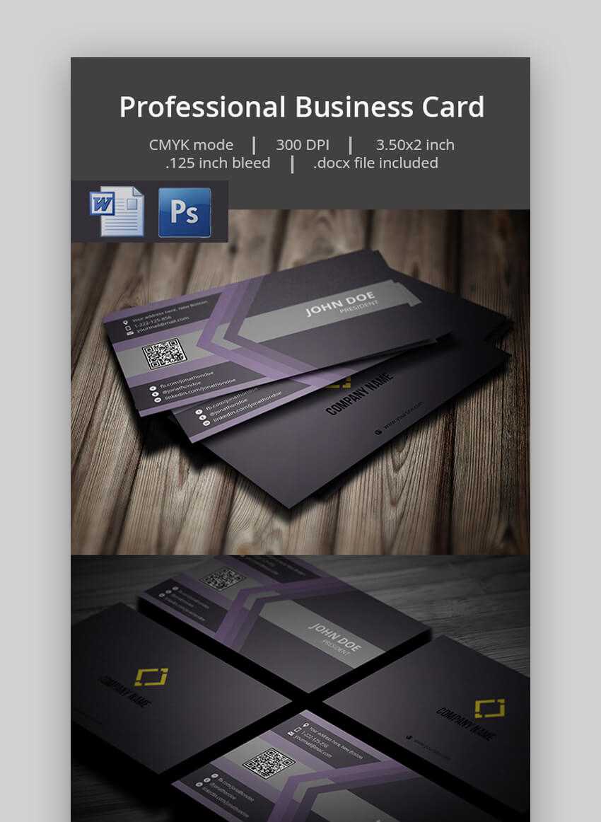 25+ Free Microsoft Word Business Card Templates (Printable Intended For Microsoft Office Business Card Template