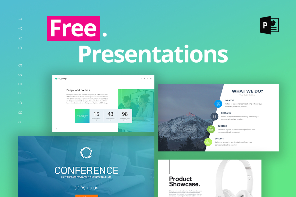 25 Free Professional Ppt Templates For Project Presentations Pertaining To Powerpoint Sample Templates Free Download