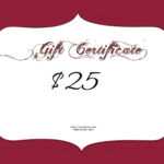 $25 Gift Certificate Template | Certificatetemplategift Inside Mary Kay Gift Certificate Template