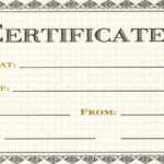 28 Cool Printable Gift Certificates | Kittybabylove Intended For Generic Certificate Template