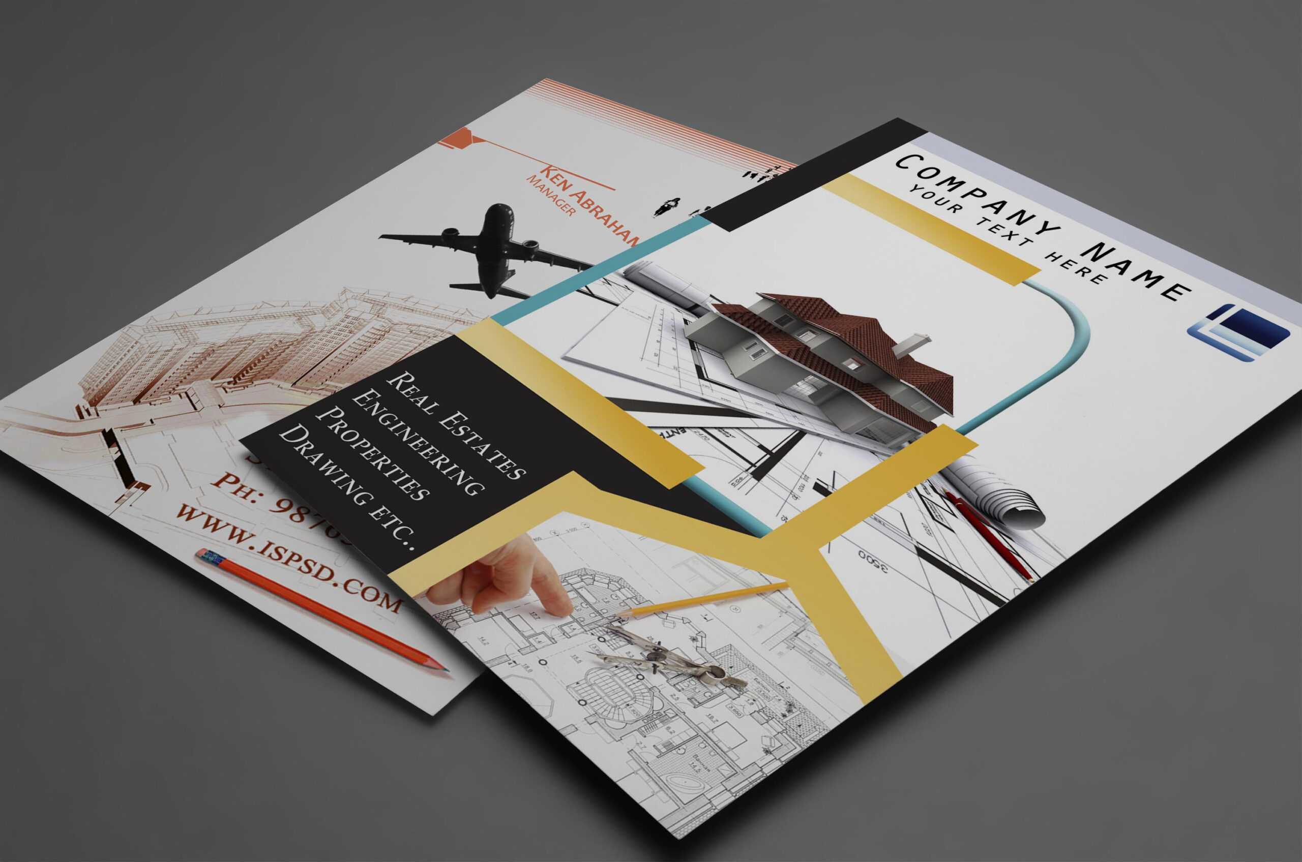 29 Best Free Brochure Templates In One Sided Brochure Template
