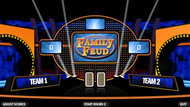 Family Feud Powerpoint Template With Sound Best Business Templates