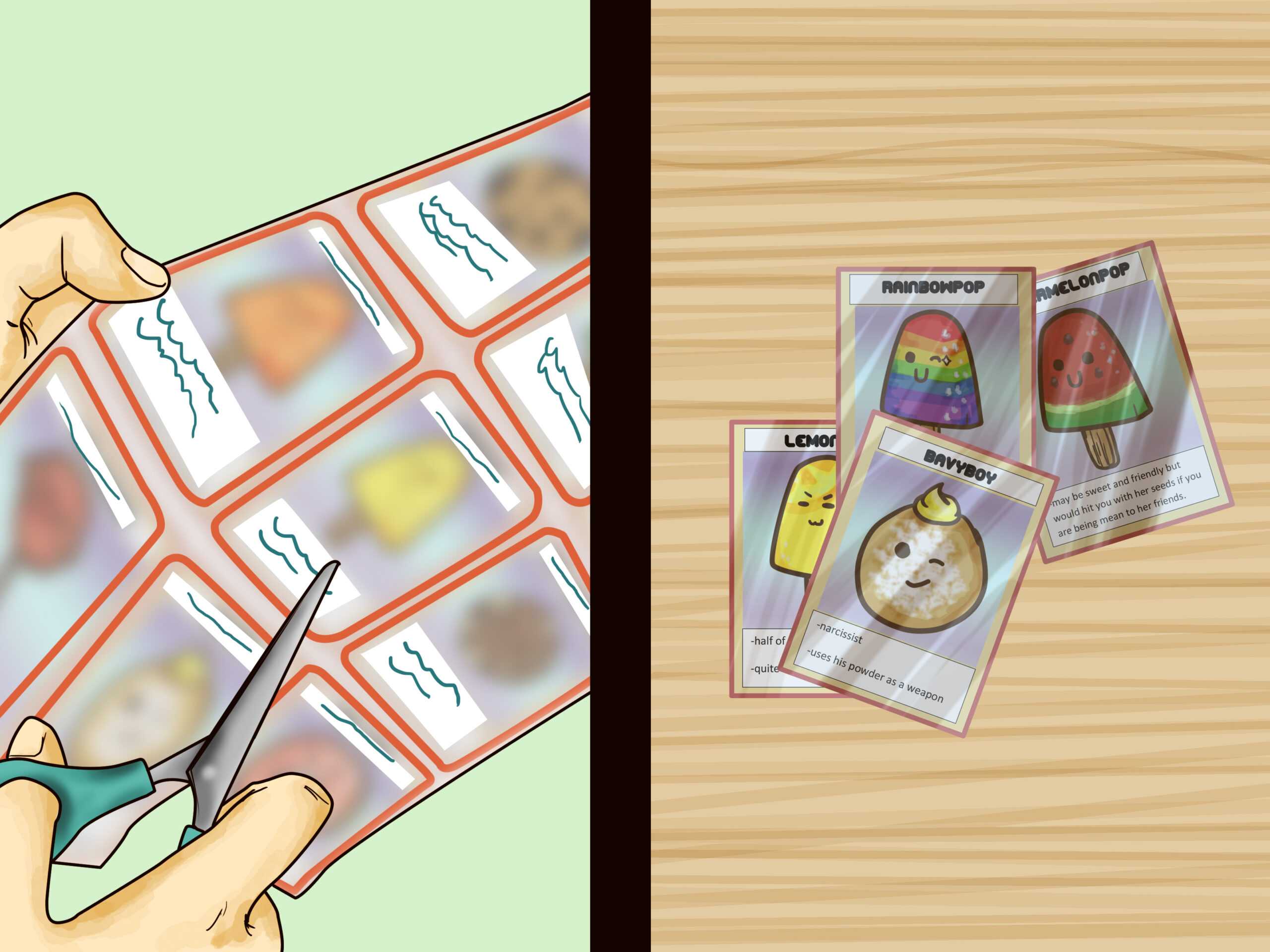 3 Ways To Make Your Own Trading Cards – Wikihow In Baseball Card Template Microsoft Word