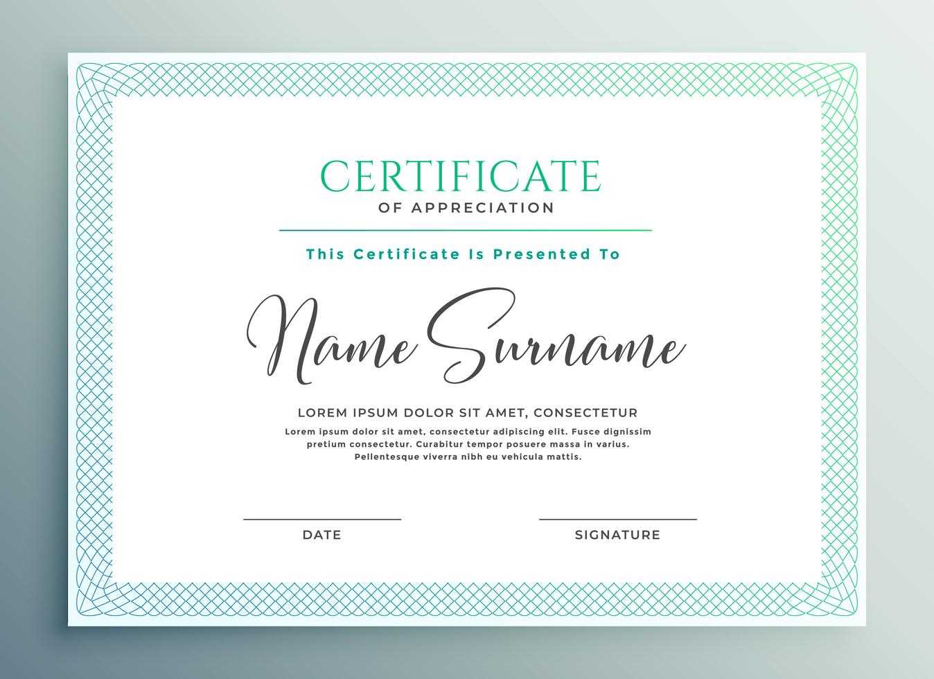 30+ Certificate Of Appreciation Download!! | Templates Study With Certificate Of Excellence Template Word