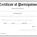 30 Certificate Template Clipart Participation Certificate Pertaining To Superlative Certificate Template