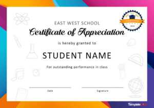 30 Free Certificate Of Appreciation Templates And Letters in Pageant Certificate Template