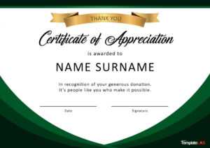 30 Free Certificate Of Appreciation Templates And Letters within Sample Certificate Of Recognition Template