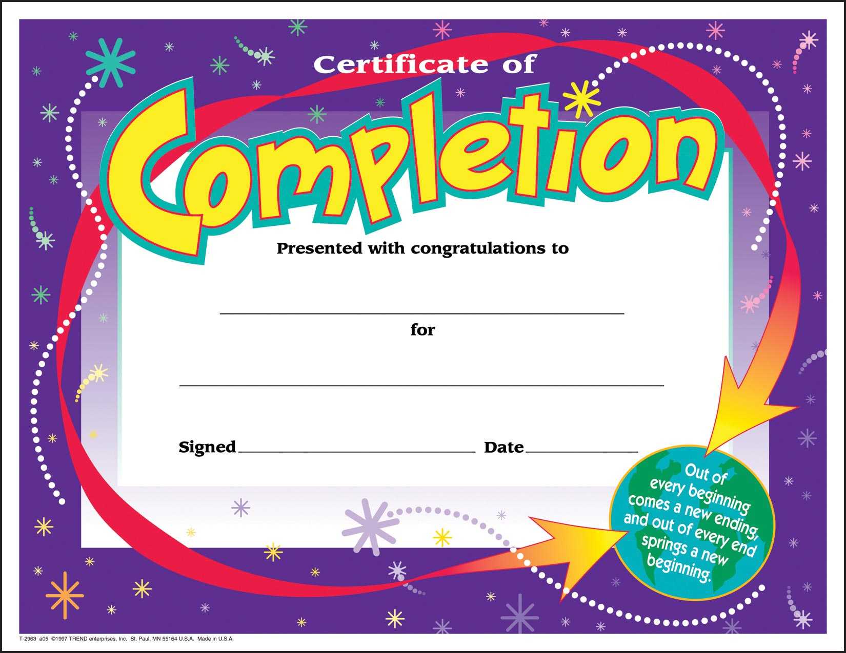 30 Kids Certificate Of Completion Awards Pack Regarding Certificate Of Achievement Template For Kids