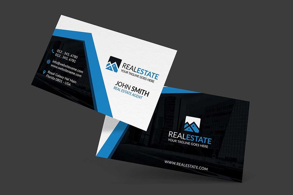 30+ Modern Real Estate Business Cards Psd | Decolore Inside Real Estate Business Cards Templates Free