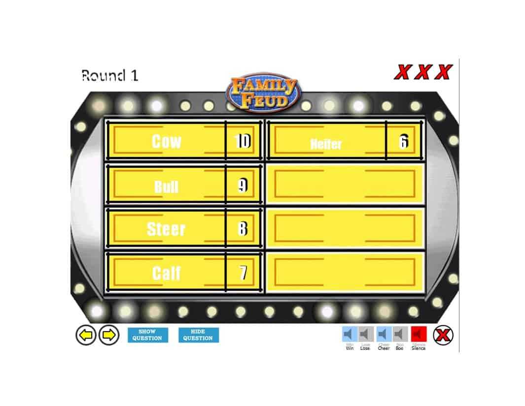 31 Great Family Feud Templates (Powerpoint, Pdf & Word) ᐅ Intended For Family Feud Powerpoint Template With Sound
